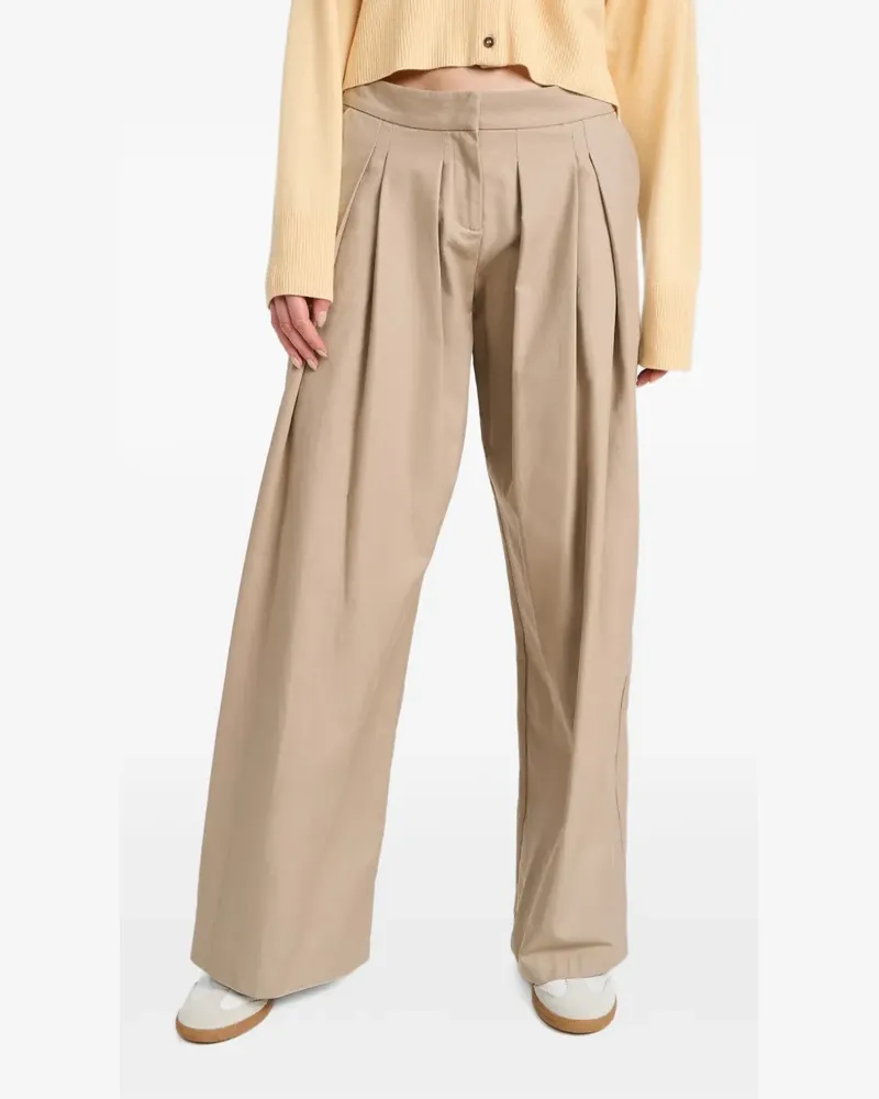 Le Kasha 1918 Rum Hose mit Falten - Nude Nude