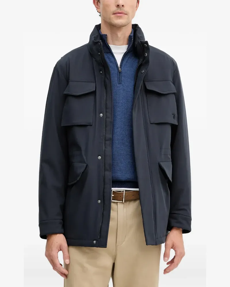Trussardi pocket field jacket - Blau Blau