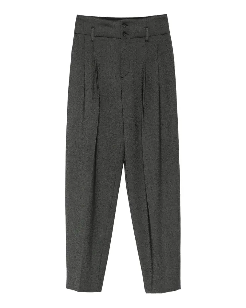 Alberta Ferretti Plissierte Tapered-Hose - Grau Grau