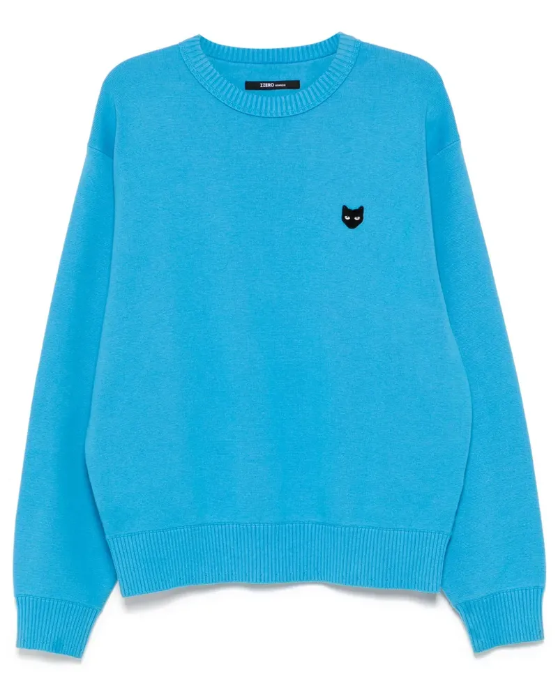 SONGZIO Pullover mit Emblem - Blau Blau