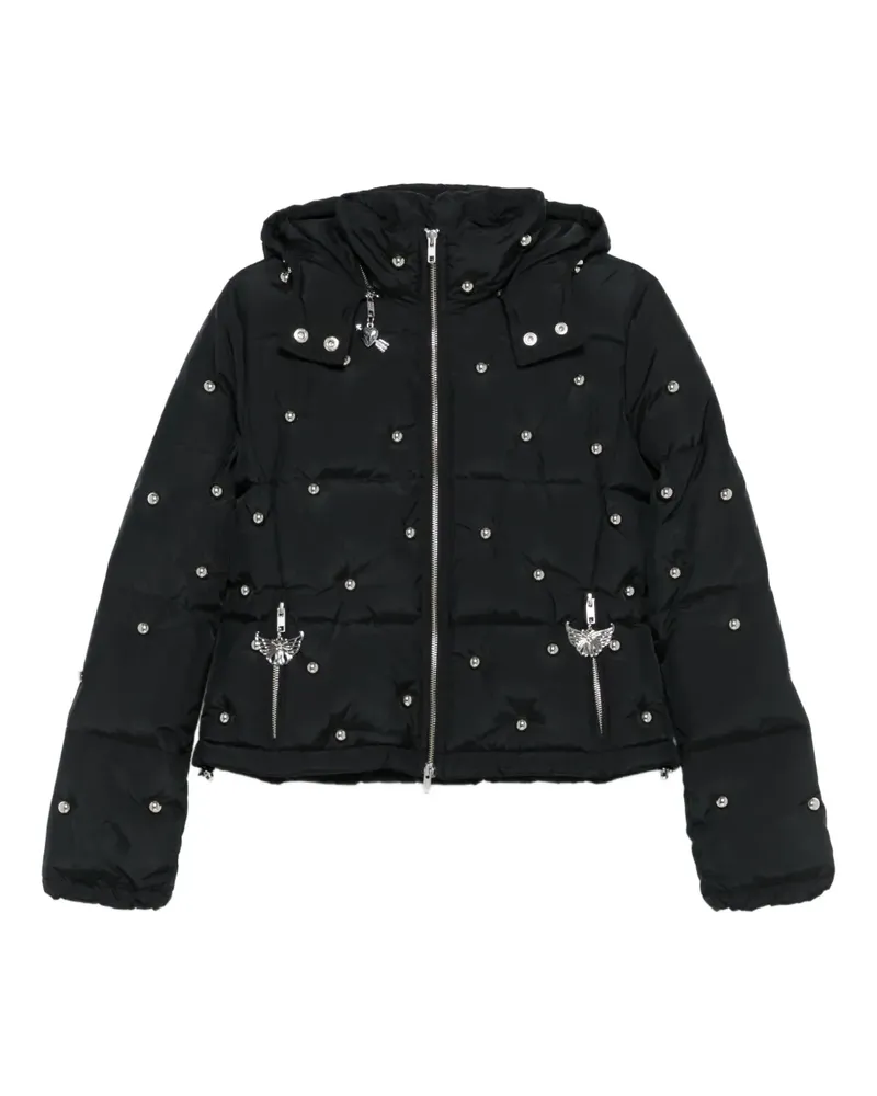 CHOPOVA LOWENA Fallout Steppjacke mit Nieten - Schwarz Schwarz