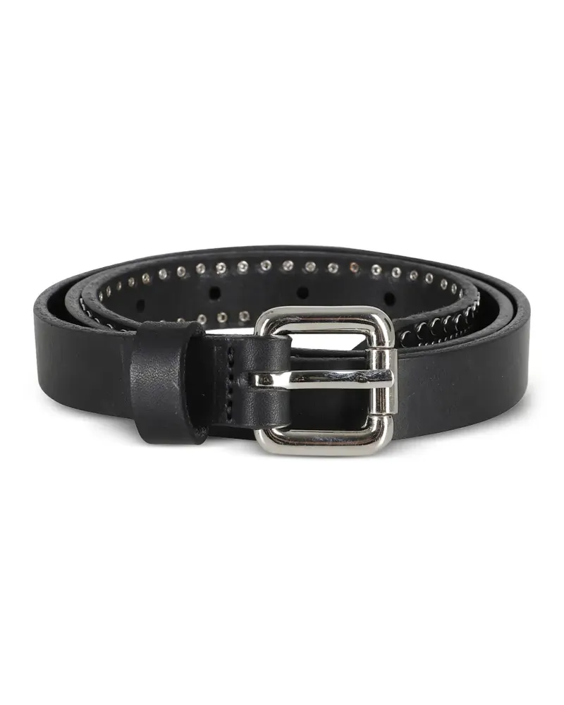 TELA Rick studded buckle belt - Schwarz Schwarz