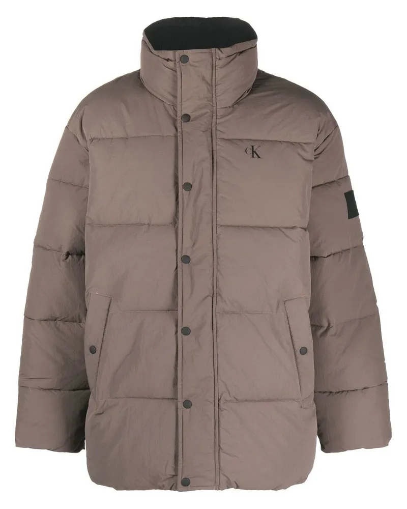 Calvin Klein Wasserabweisende Steppjacke Grau