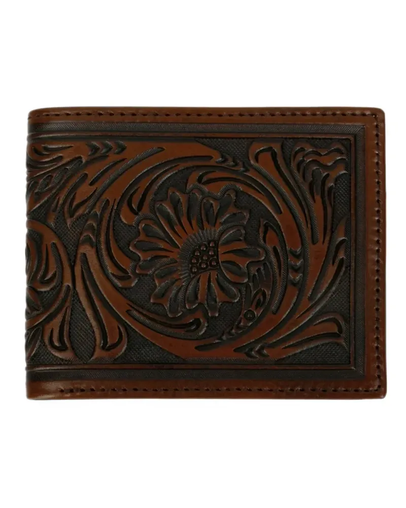 Stetson floral-embossed bifold wallet - Braun Braun