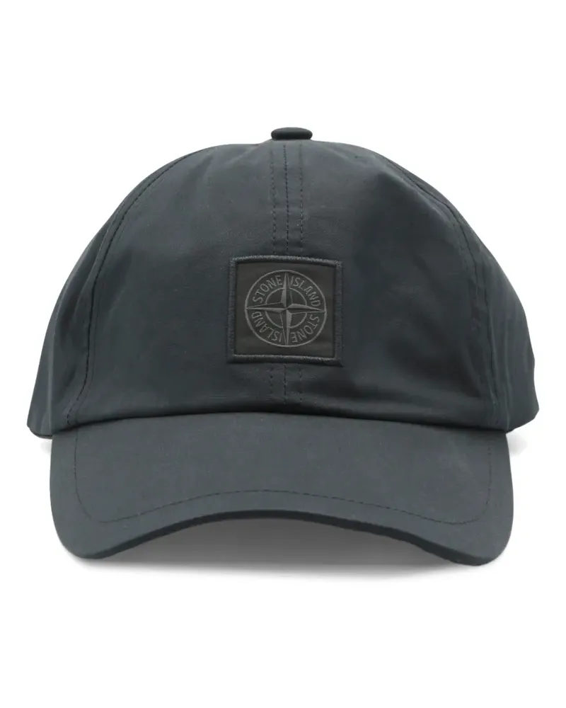 Stone Island logo-patch baseball cap - Grau Grau