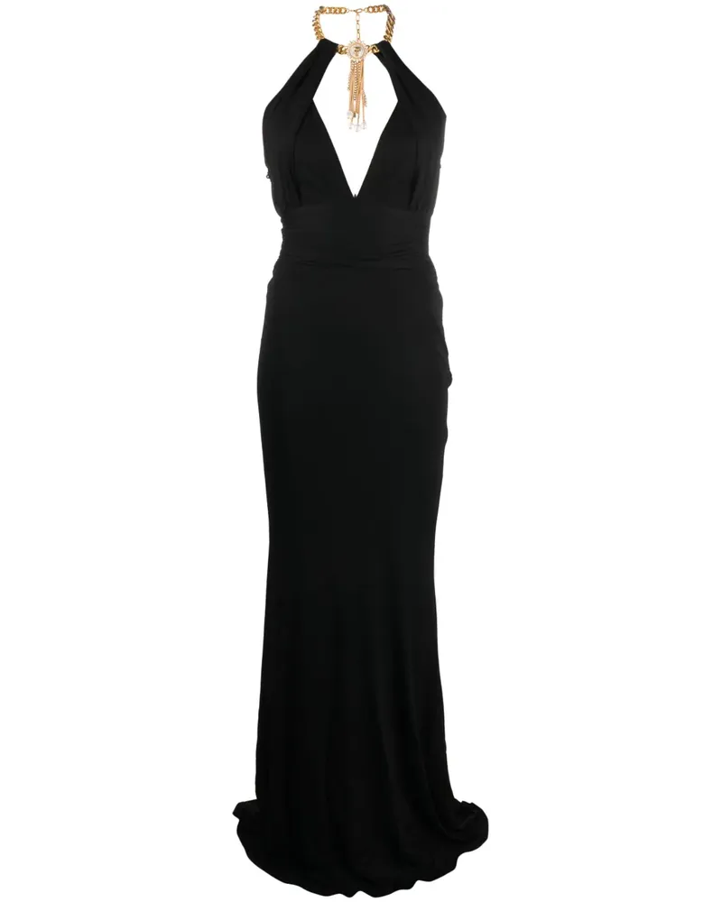 Roberto Cavalli Kleid mit Cut-Outs - Schwarz Schwarz
