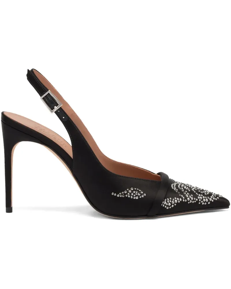 Malone Souliers Verzierte Jazz Slingback-Pumps 90mm - Schwarz Schwarz