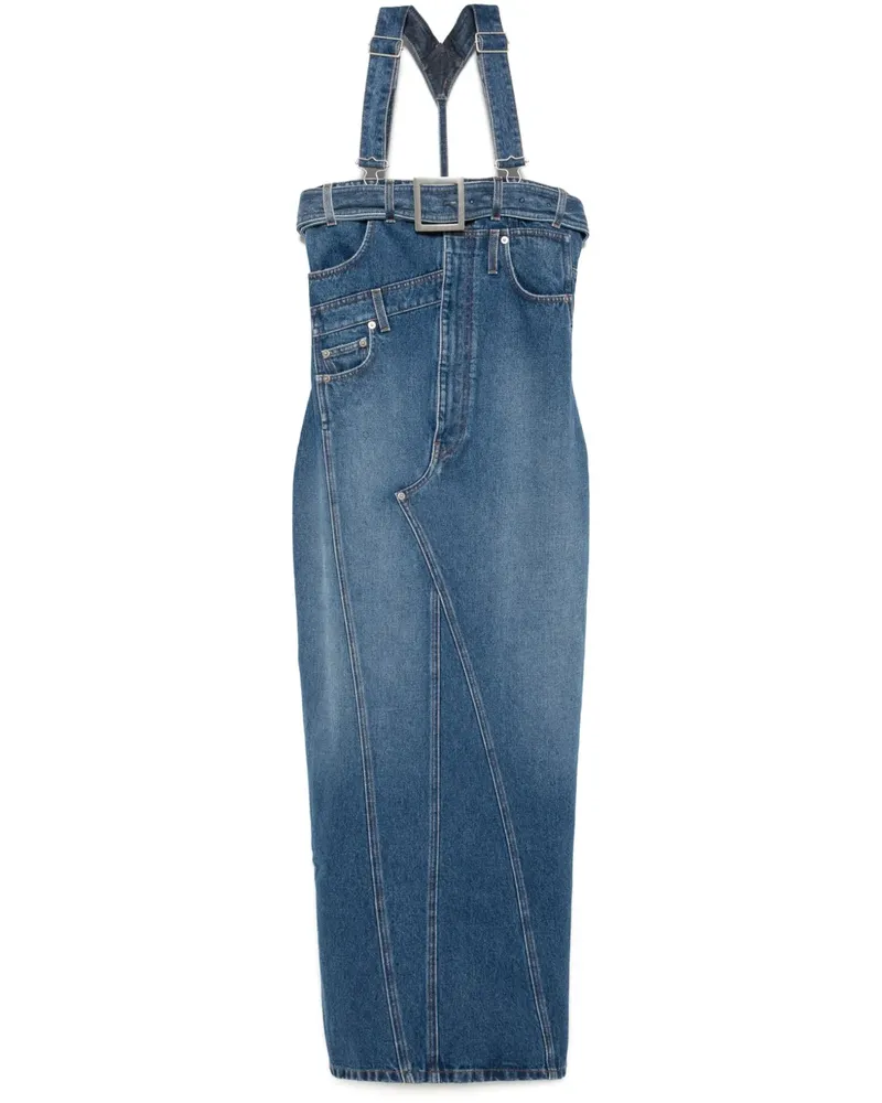 Jean Paul Gaultier The Denim Overall-Kleid - Blau Blau