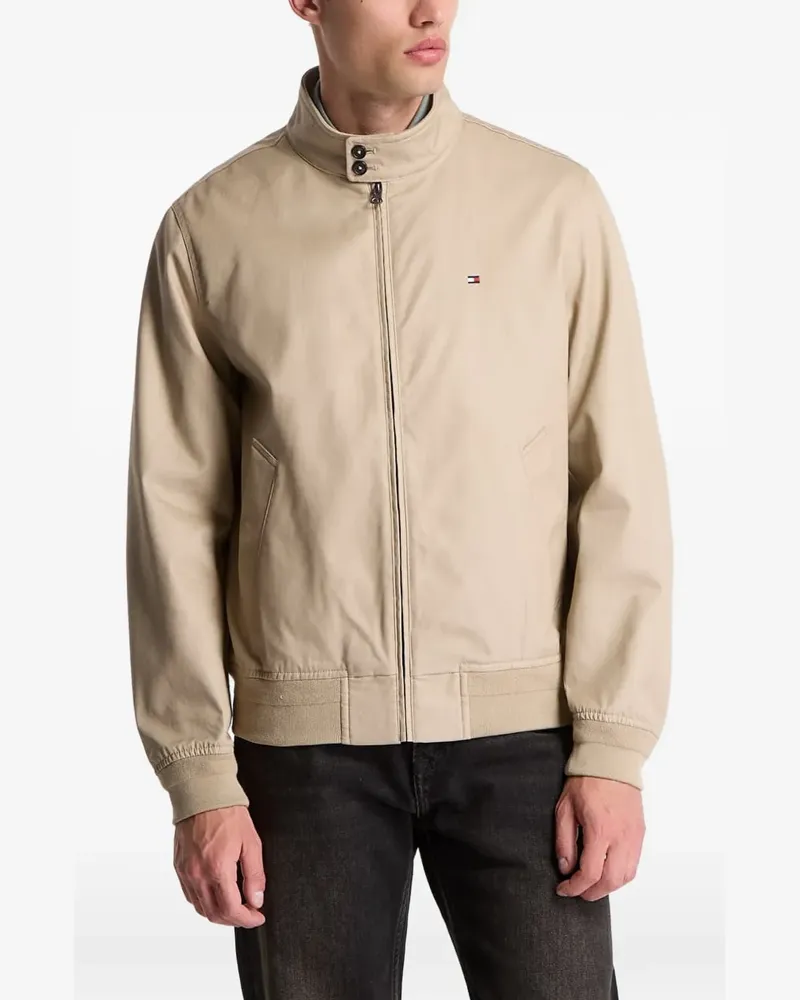 Tommy Hilfiger high-neck bomber jacket - Nude Nude