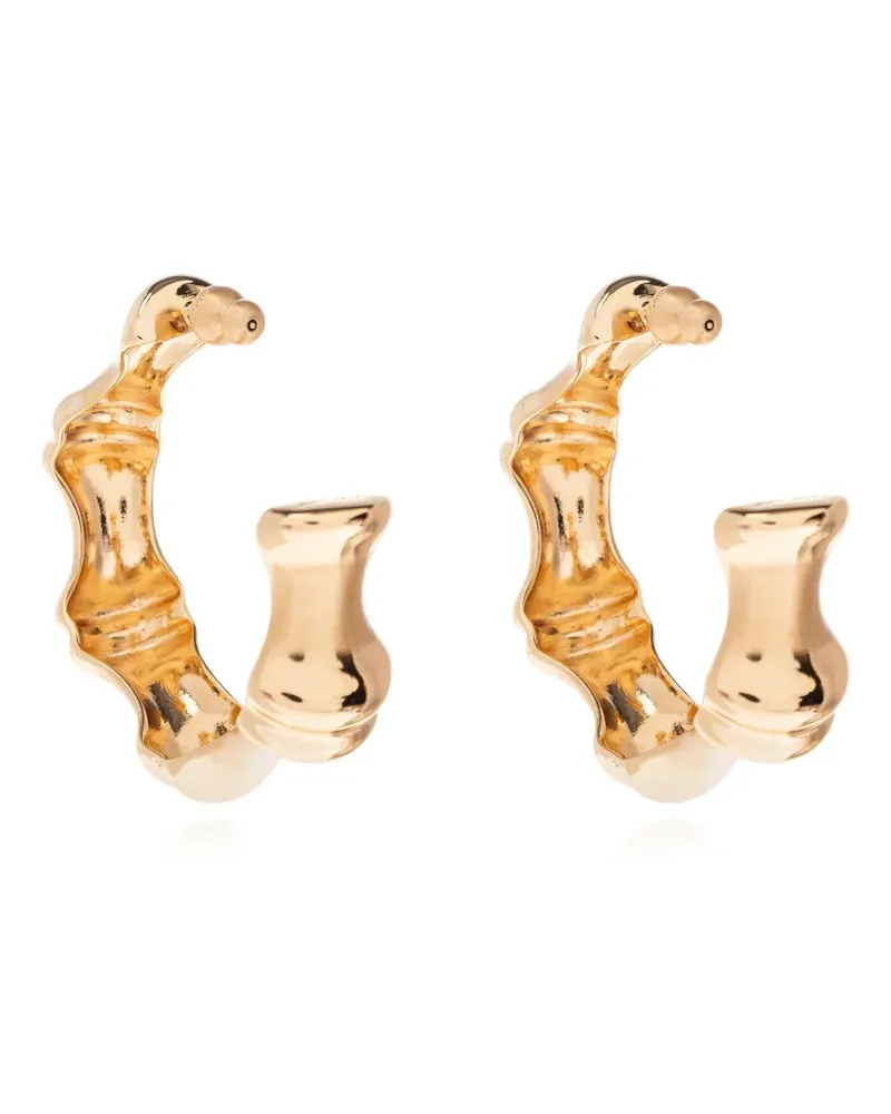 Cult Gaia Creolen mit Bambusform - Gold Gold