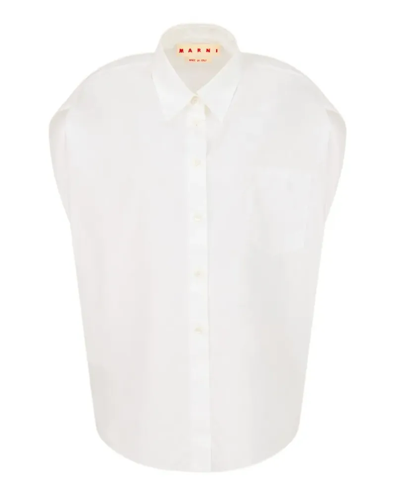 Marni Hemd mit Brusttasche - Weiß Weiß