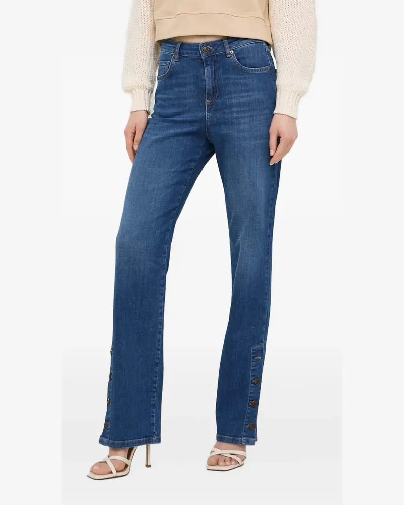 Twin-Set Geknöpfte Jeans - Blau Blau