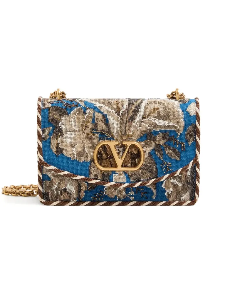 Valentino Garavani Vain Schultertasche - Blau Blau