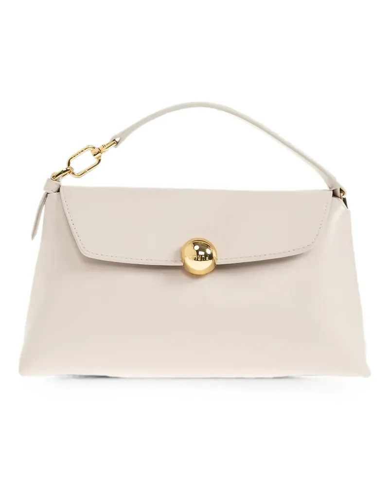 Furla Sfera button-closure chain-detail shoulder bag - Nude Nude