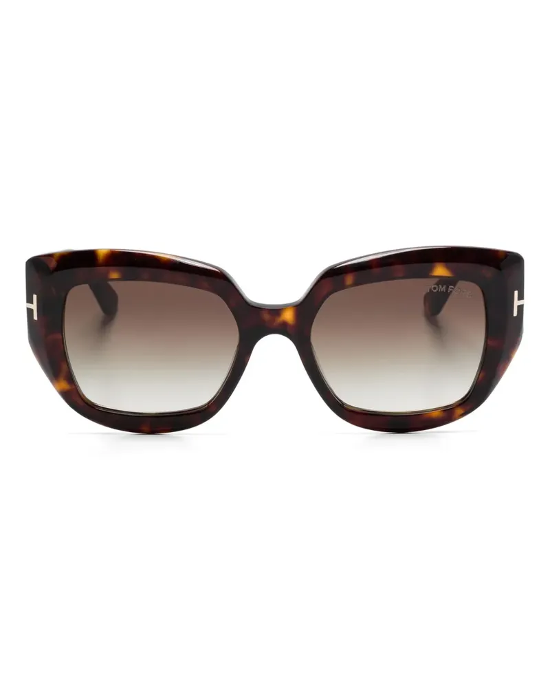 Tom Ford Saltzman Sonnenbrille - Schwarz Schwarz