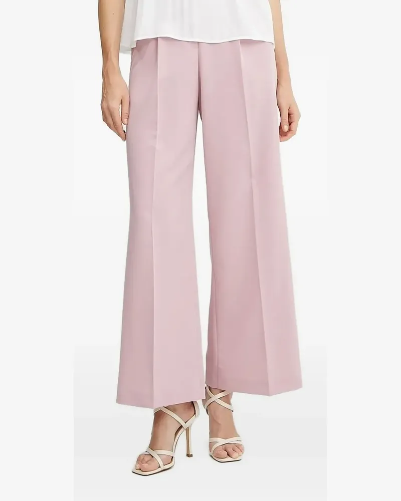 Liu Jo Straight-Leg-Hose mit Falten - Rosa Rosa