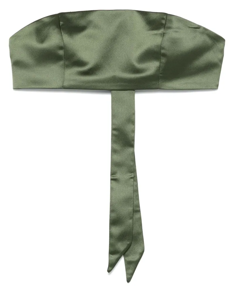 ATU Body Couture Cropped-Top aus Satin - Grün Grün