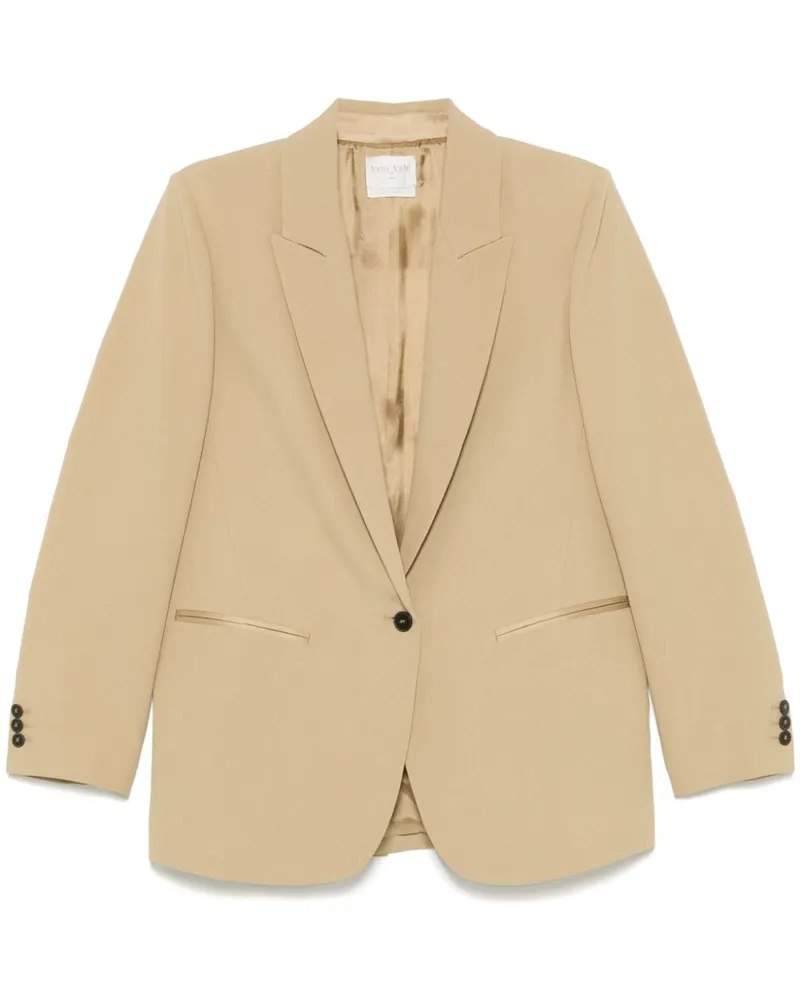 forte_forte Blazer aus Krepp - Nude Nude