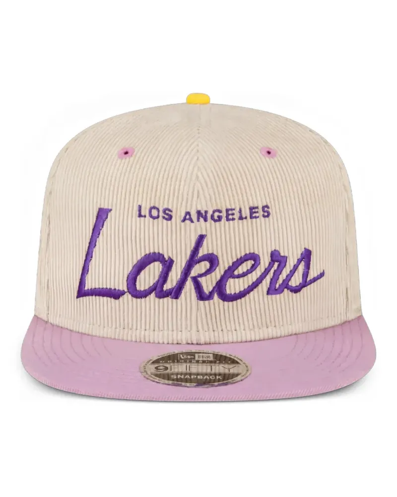 New Era Eric Emanuel 9FIFTY Baseballkappe aus Cord - Nude Nude