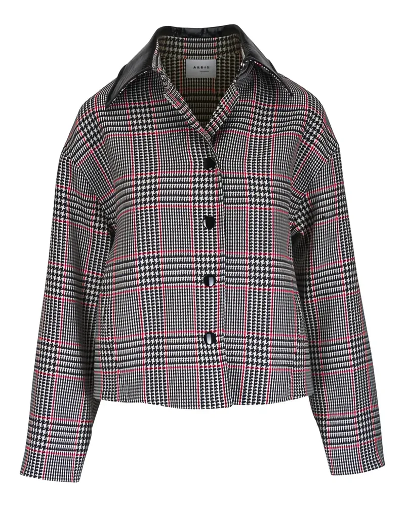 Akris plaid-pattern jacket - Schwarz Schwarz