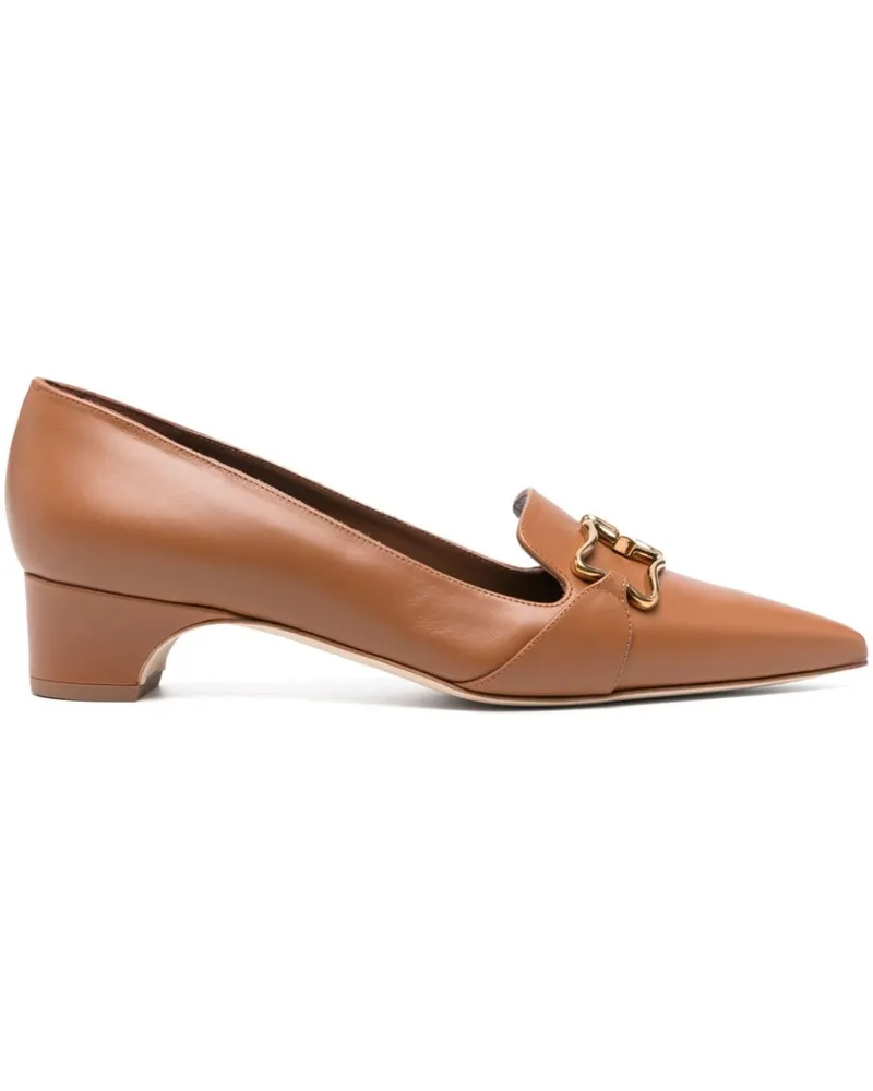 Manolo Blahnik Phobepla Pumps 30mm - Braun Braun