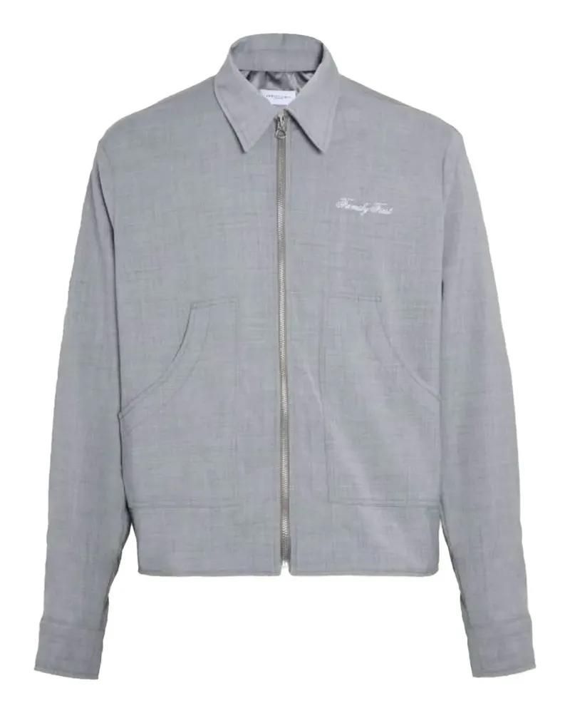 Family First Jacke mit Stickerei - Grau Grau