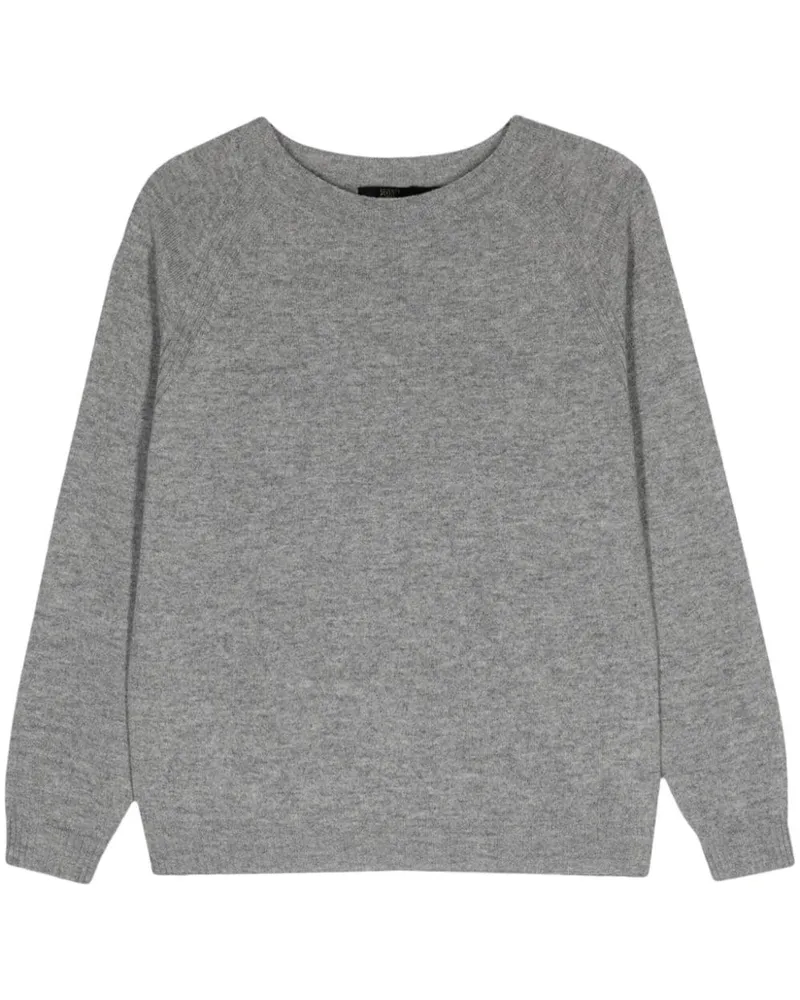 Seventy Kaschmirpullover mit rundem Ausschnitt Grau