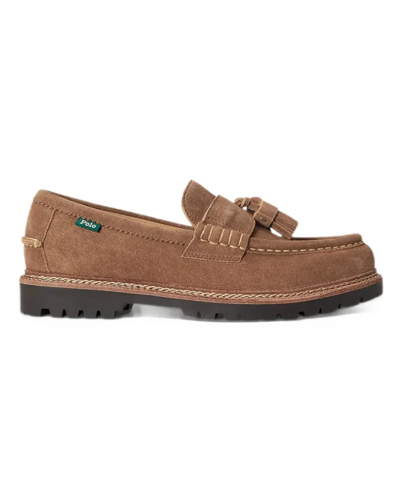 Ralph Lauren tassel-detail suede loafers - Braun Braun