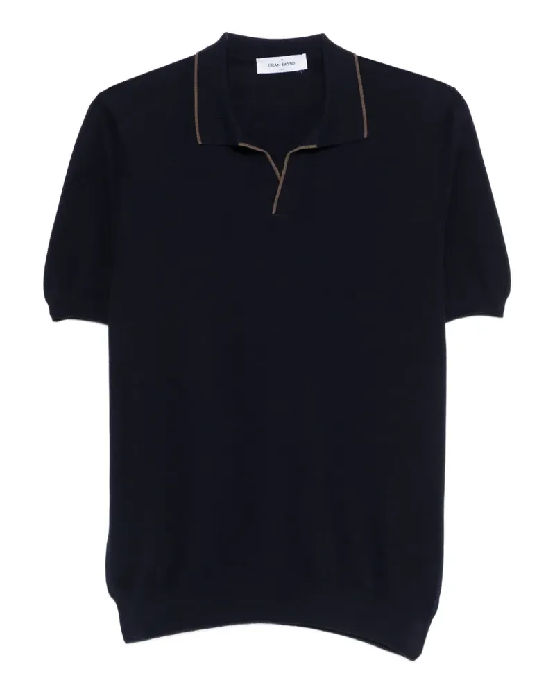 Gran Sasso Klassisches T-Shirt - Blau Blau