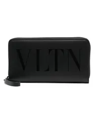 Valentino Garavani Portemonnaie mit Logo-Print Schwarz