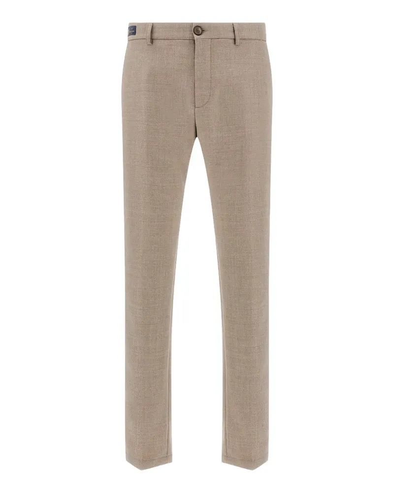 Paul & Shark Bellagio wool trousers - Nude Nude