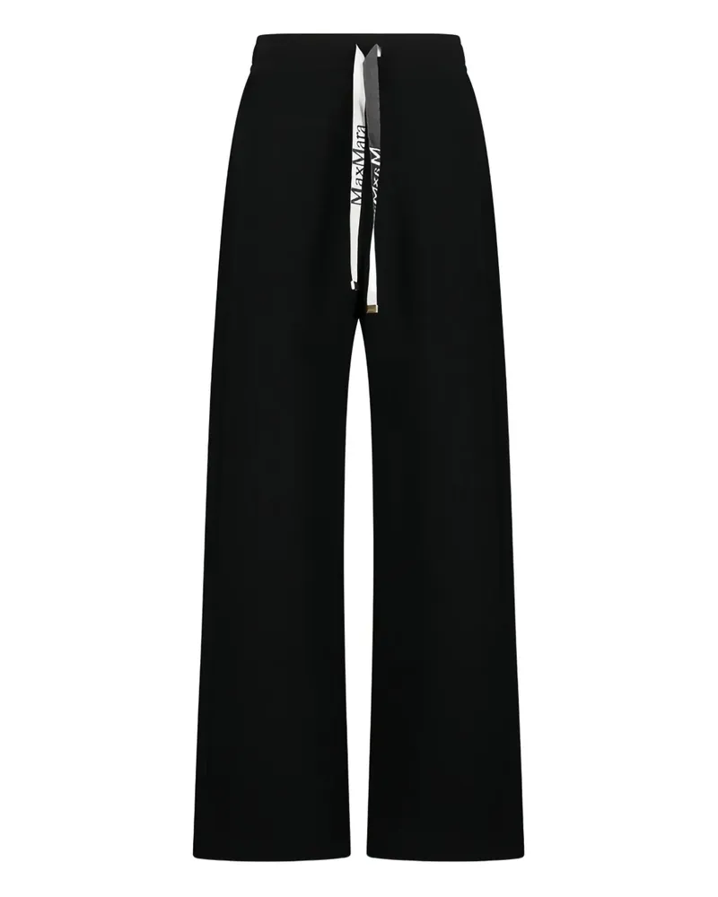Max Mara Hose mit Kordelzug - Schwarz Schwarz