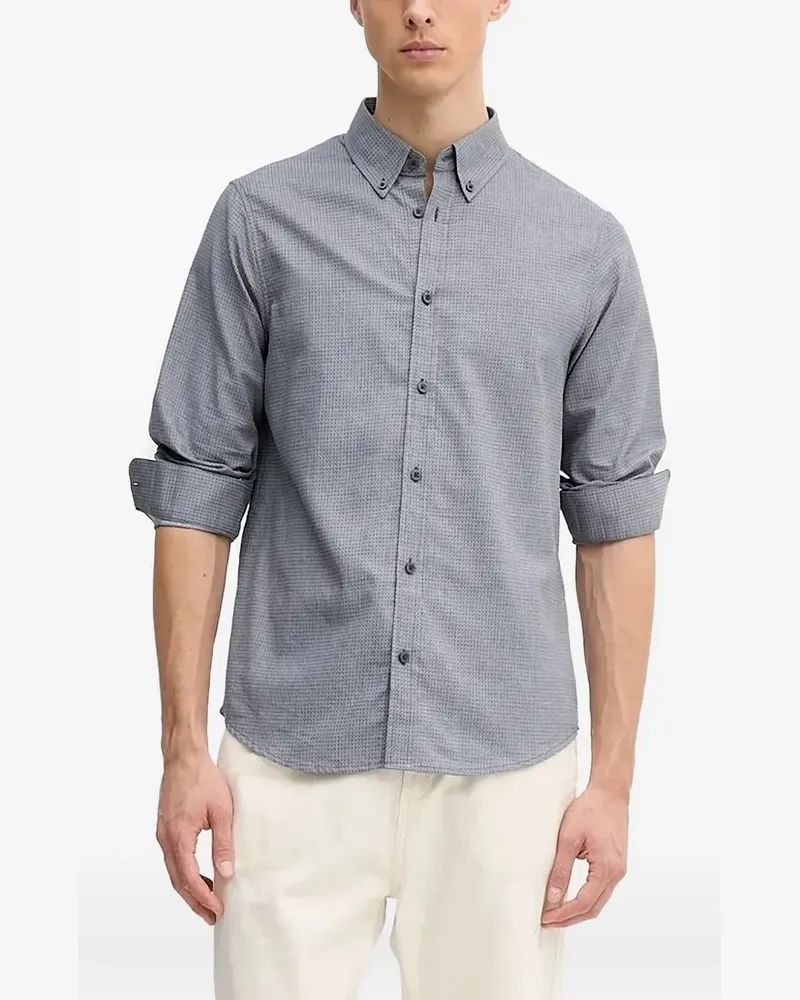 Armani Exchange Hemd mit langen Ärmeln - Blau Blau