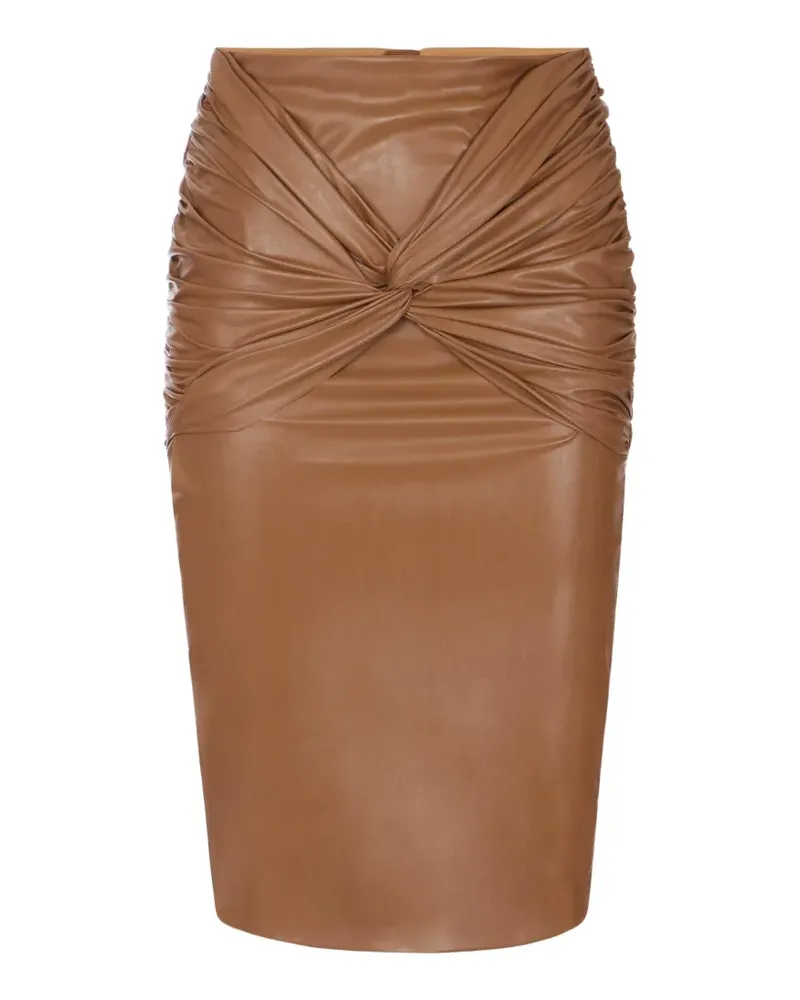 Elisabetta Franchi draped skirt - Braun Braun
