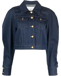 Nina Ricci Jeansjacke im Trucker-Look Blau