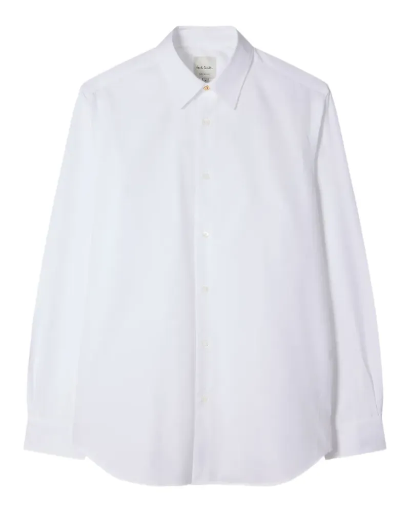 Paul Smith Geknöpftes Baumwollhemd - Weiß Weiß