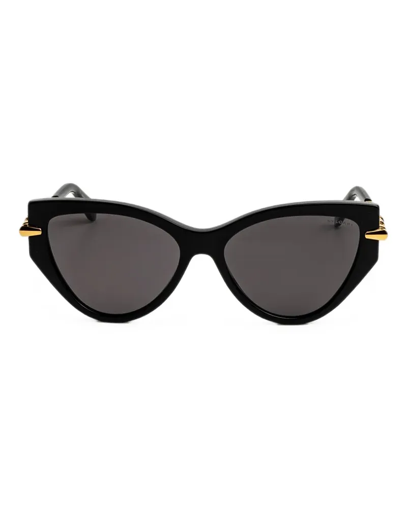 Bulgari Serpenti Cat-Eye-Sonnenbrille - Schwarz Schwarz