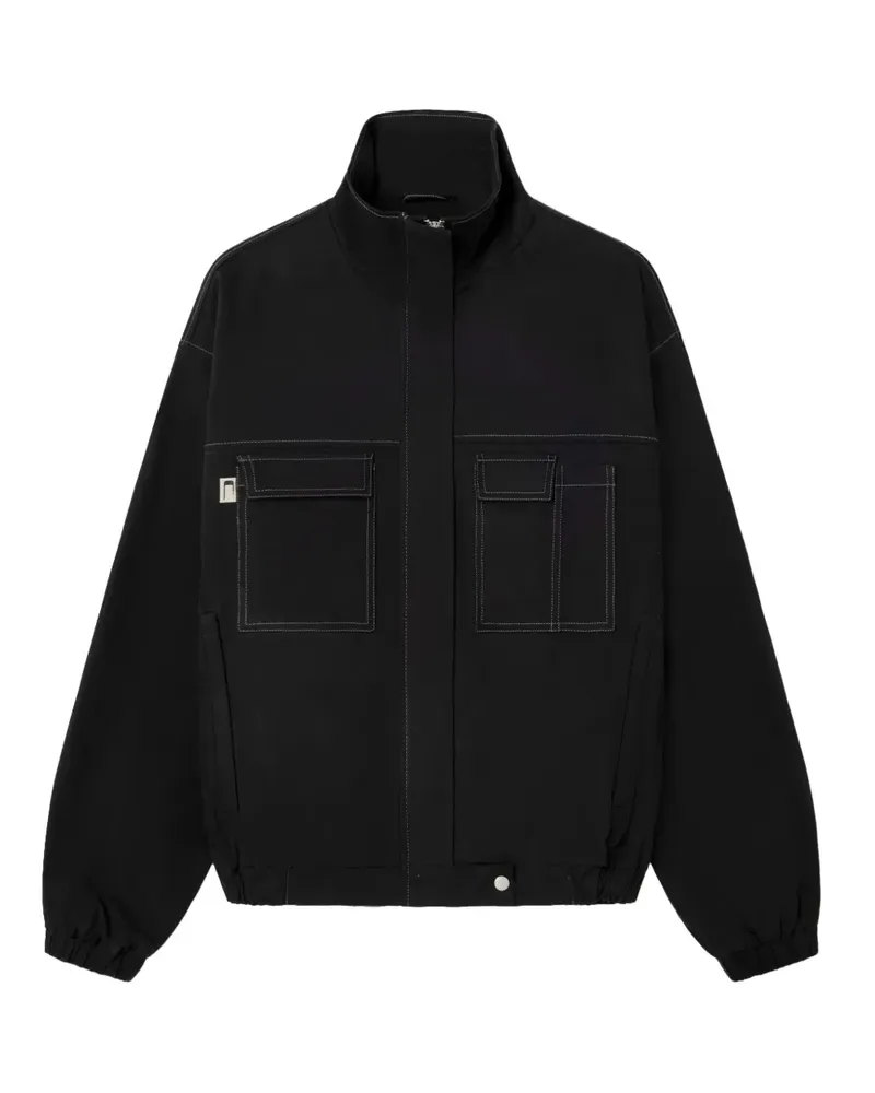 Carrera Jacke mit aufgesetzter Tasche - Schwarz Schwarz