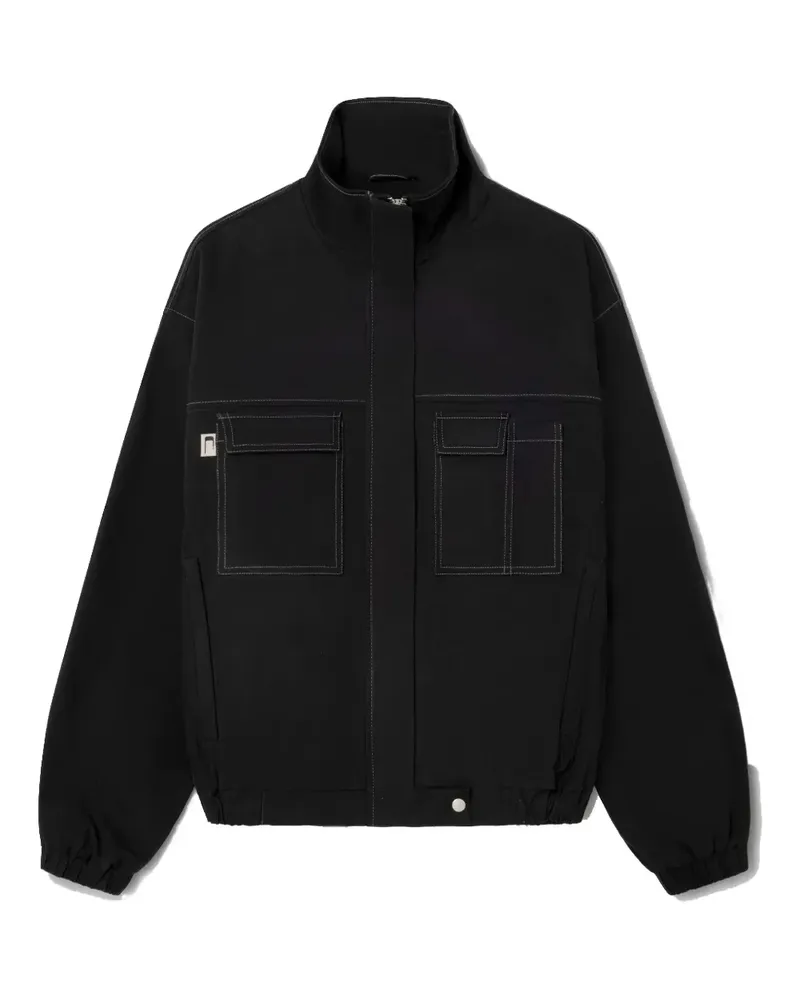Carrera Jacke mit aufgesetzter Tasche - Schwarz Schwarz
