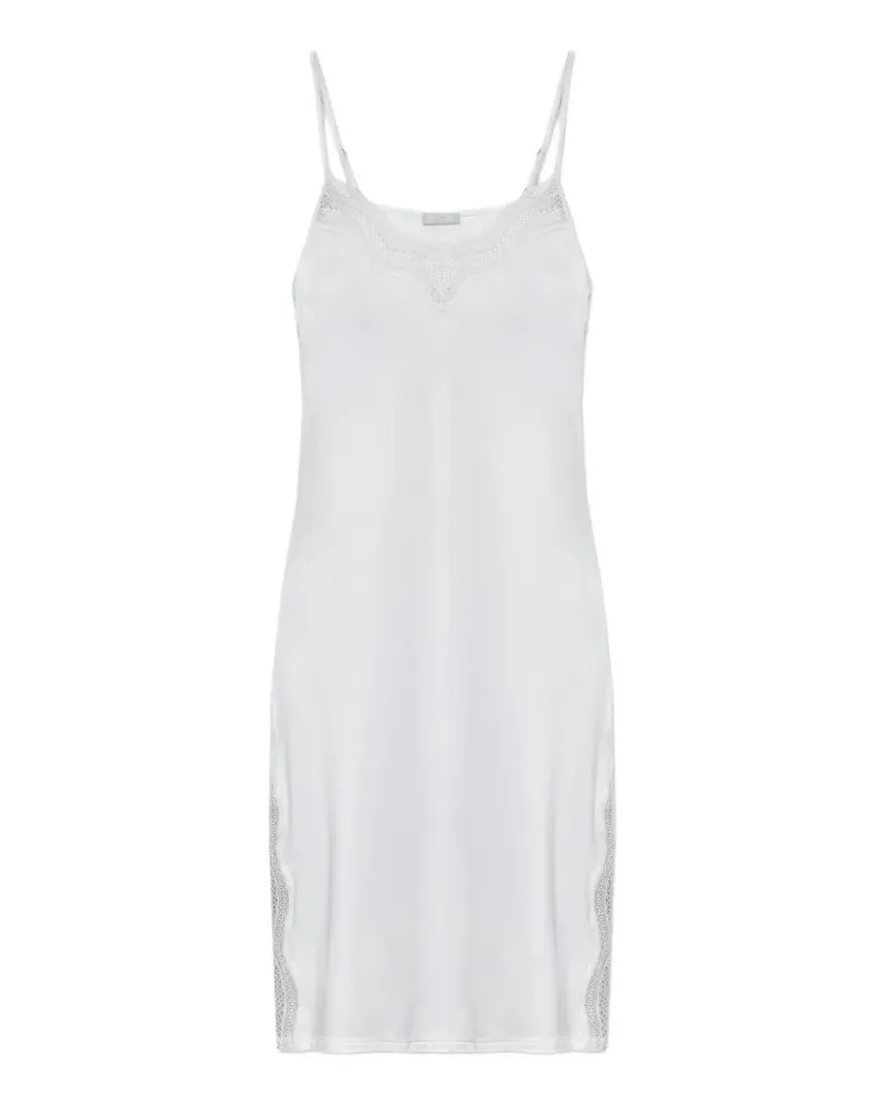 Hanro Cira lace-trim nightdress - Weiß Weiß