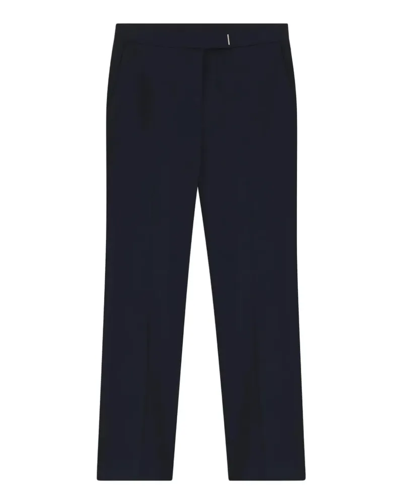HUGO BOSS Ausgestellte Cropped-Hose aus knitterfreiem Stretch - Schwarz Schwarz