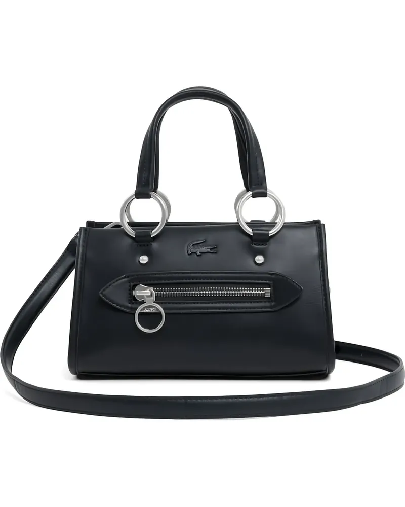 Lacoste Celys ring handle satchel - Schwarz Schwarz