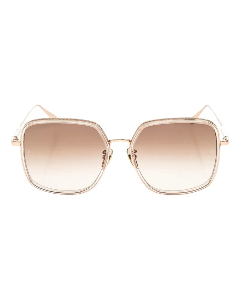 Linda Farrow Syan Sonnenbrille - Gold Gold