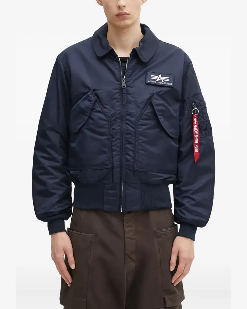 Alpha Industries CWU-45 Heritage bomber jacket - Blau Blau