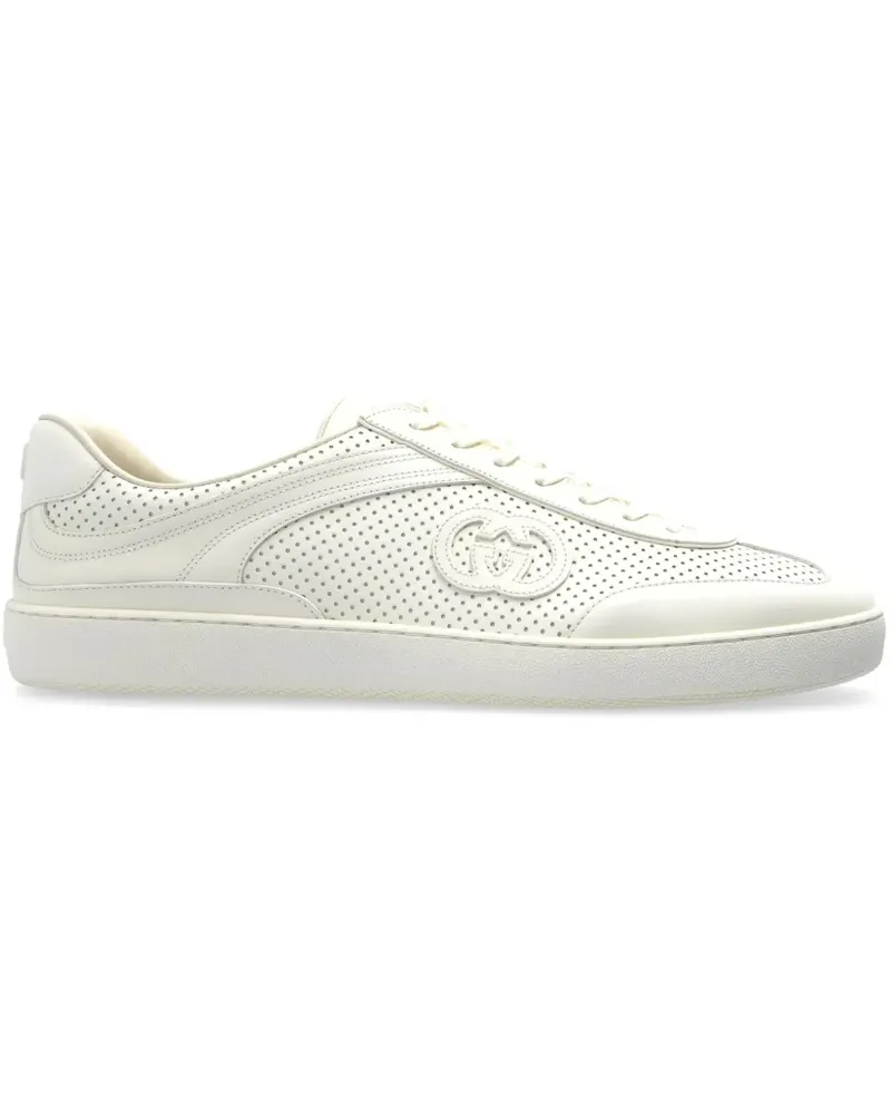 Gucci Sneakers mit GG - Weiß Weiß