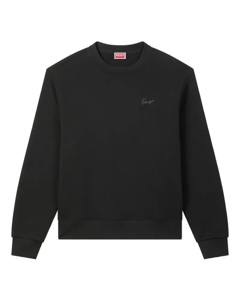 Kenzo Pullover mit Logo-Stickerei - Schwarz Schwarz
