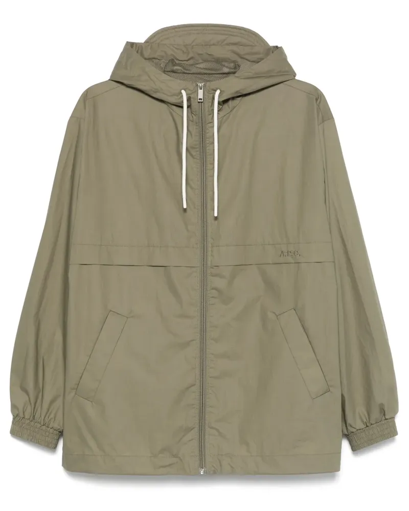 A.P.C. Joe Windbreaker - Grün Grün