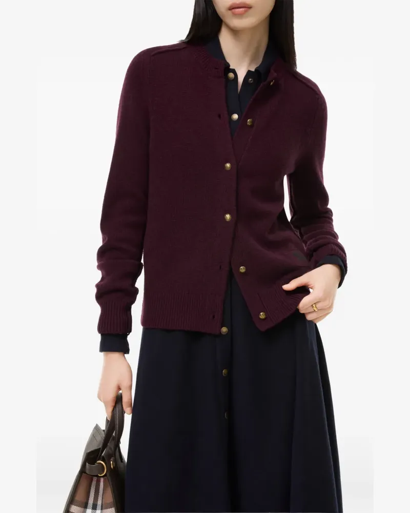 Burberry Cardigan aus Kaschmir - Violett Violett