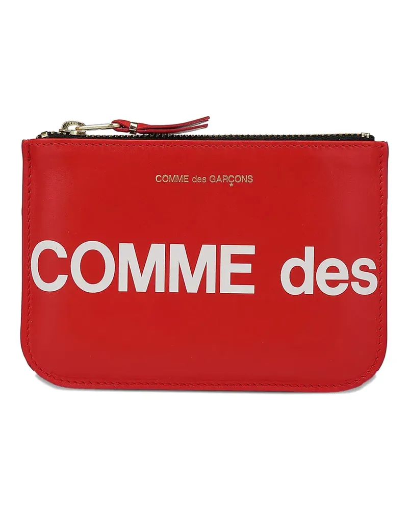 Comme des Garçons logo-print wallet - Rot Rot
