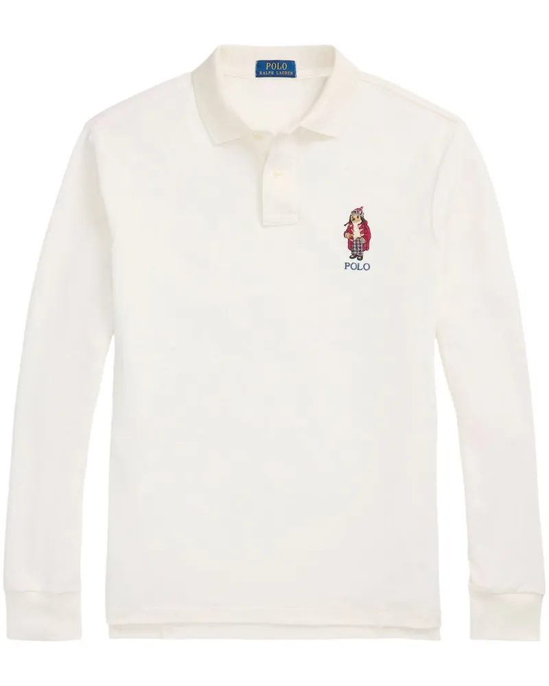 Ralph Lauren Besticktes Poloshirt - Nude Nude